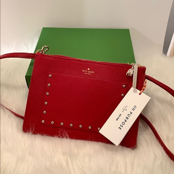 NWT ♣️Kate Spade♣️ Studded Crossbody - Picture 4 of 9